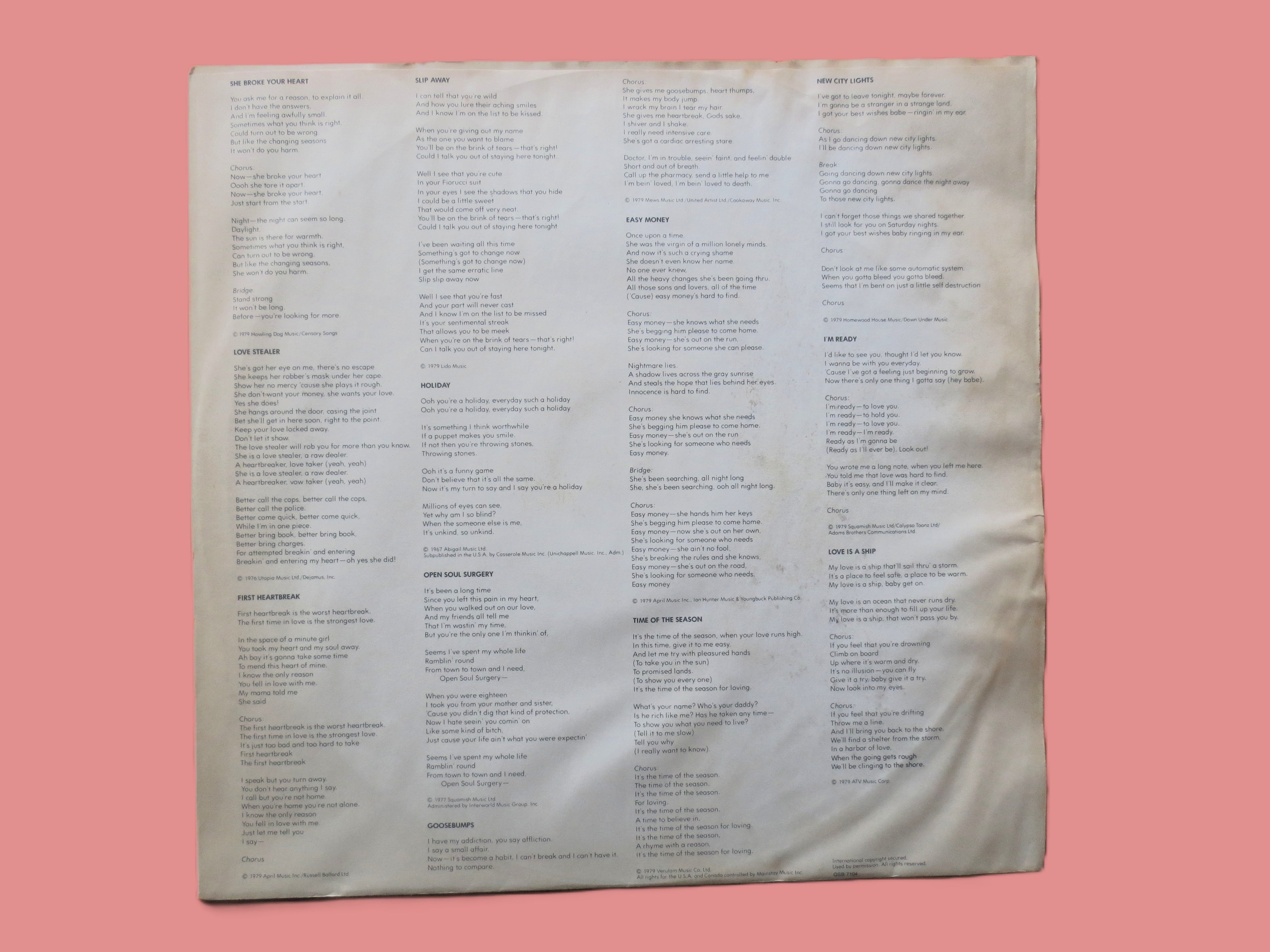 Ian Lloyd – Goose Bumps (1979) Vinyl LP