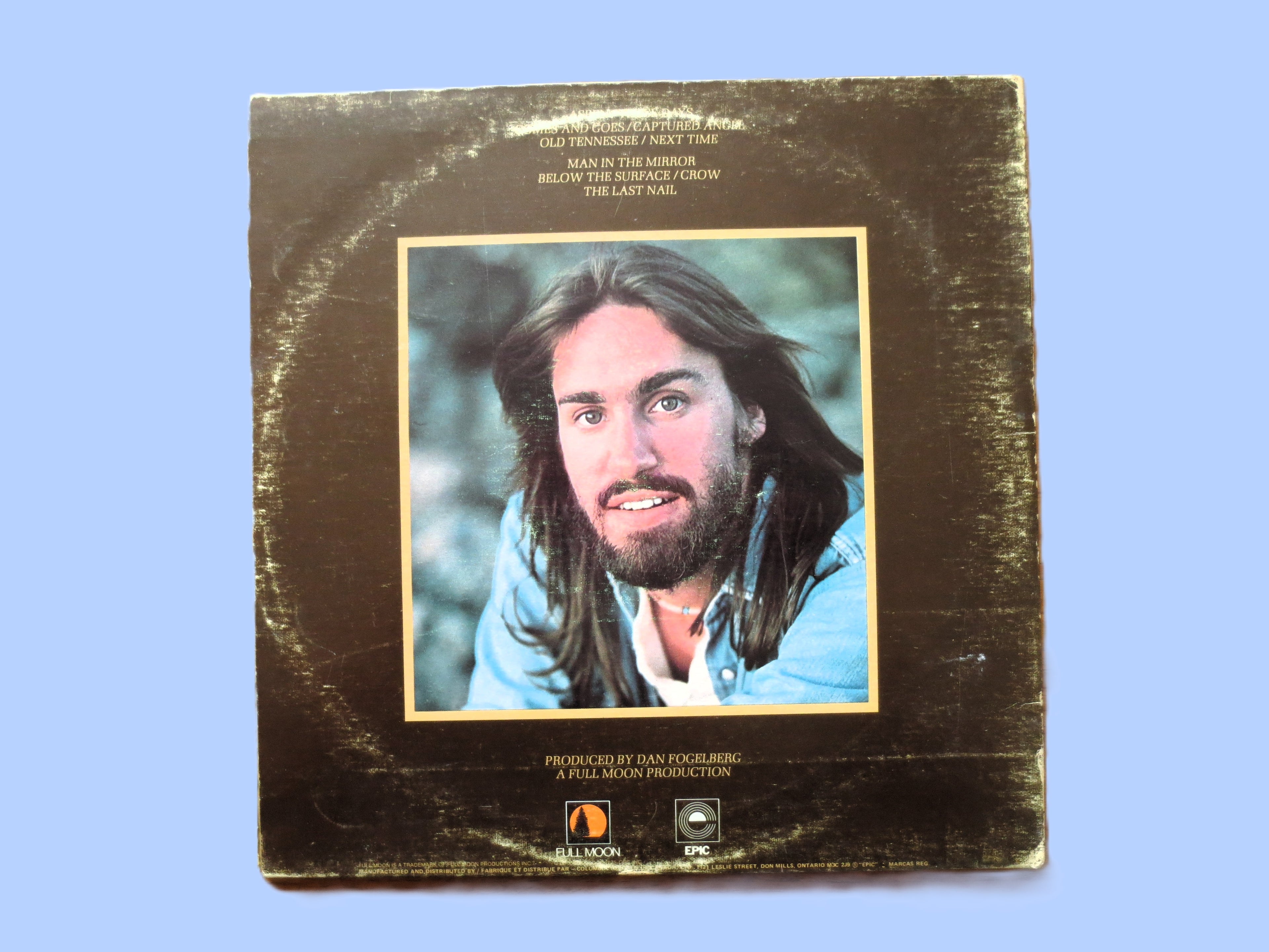 DAN FOGELBERG, Captured Angel, Vintage Album, 1975 Record, Vinyl Lp