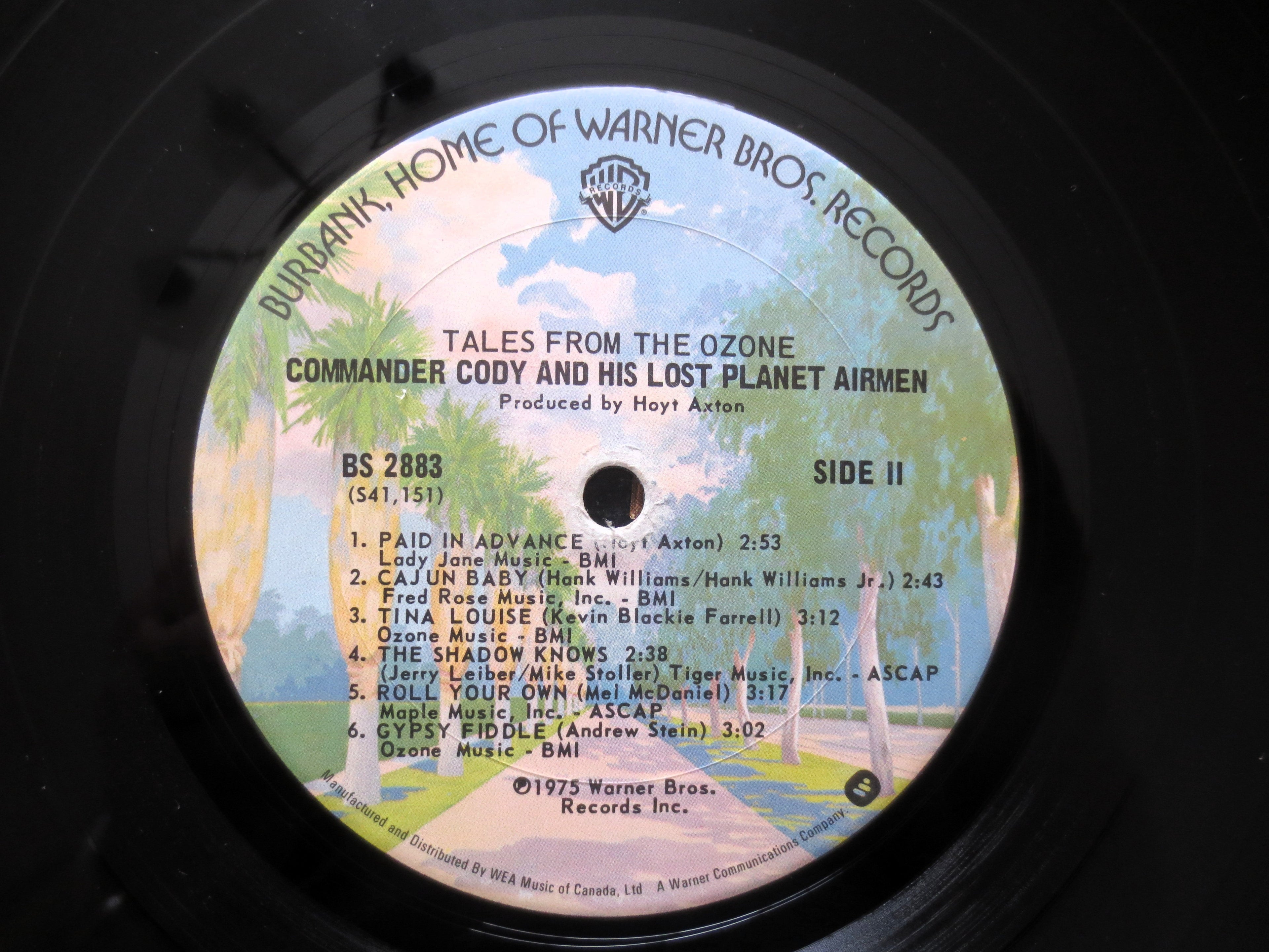 Commander Cody & His Lost Planet Airmen – Tales from the Ozone (1975) Vinyl LP