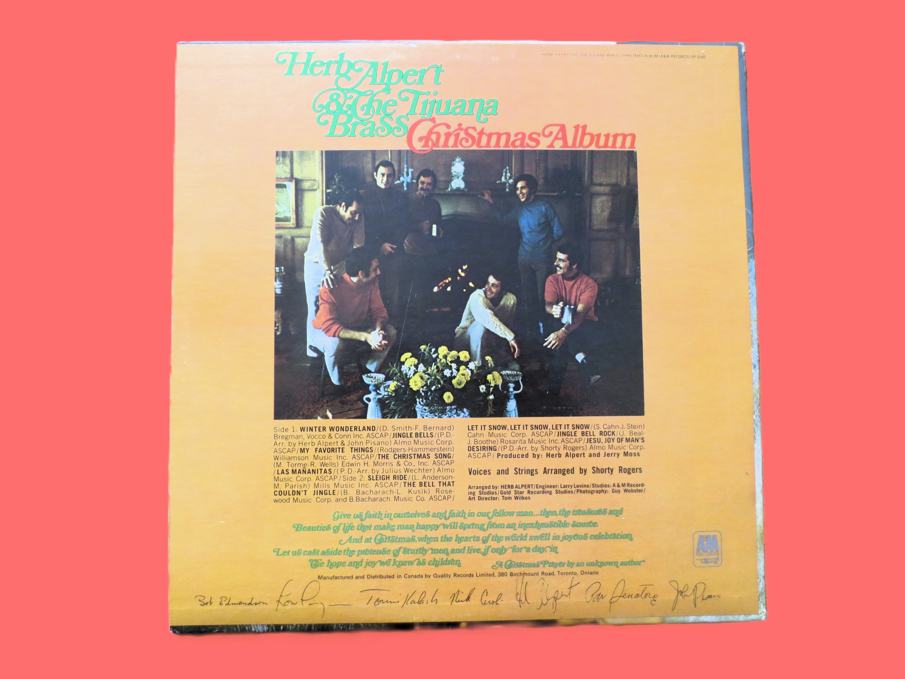 Herb Alpert & the Tijuana Brass – Christmas Album (1968) Vinyl LP