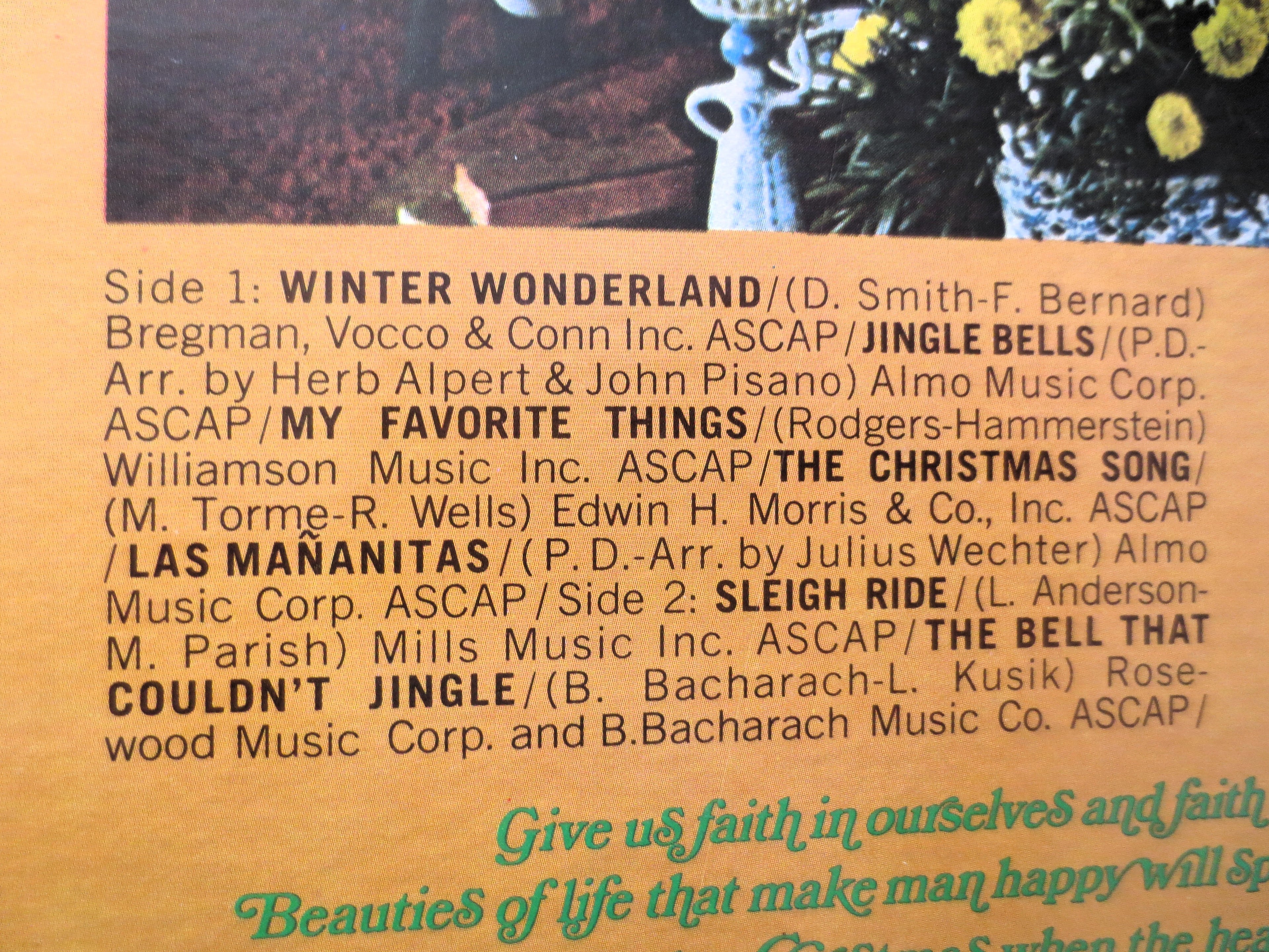Herb Alpert & the Tijuana Brass – Christmas Album (1968) Vinyl LP