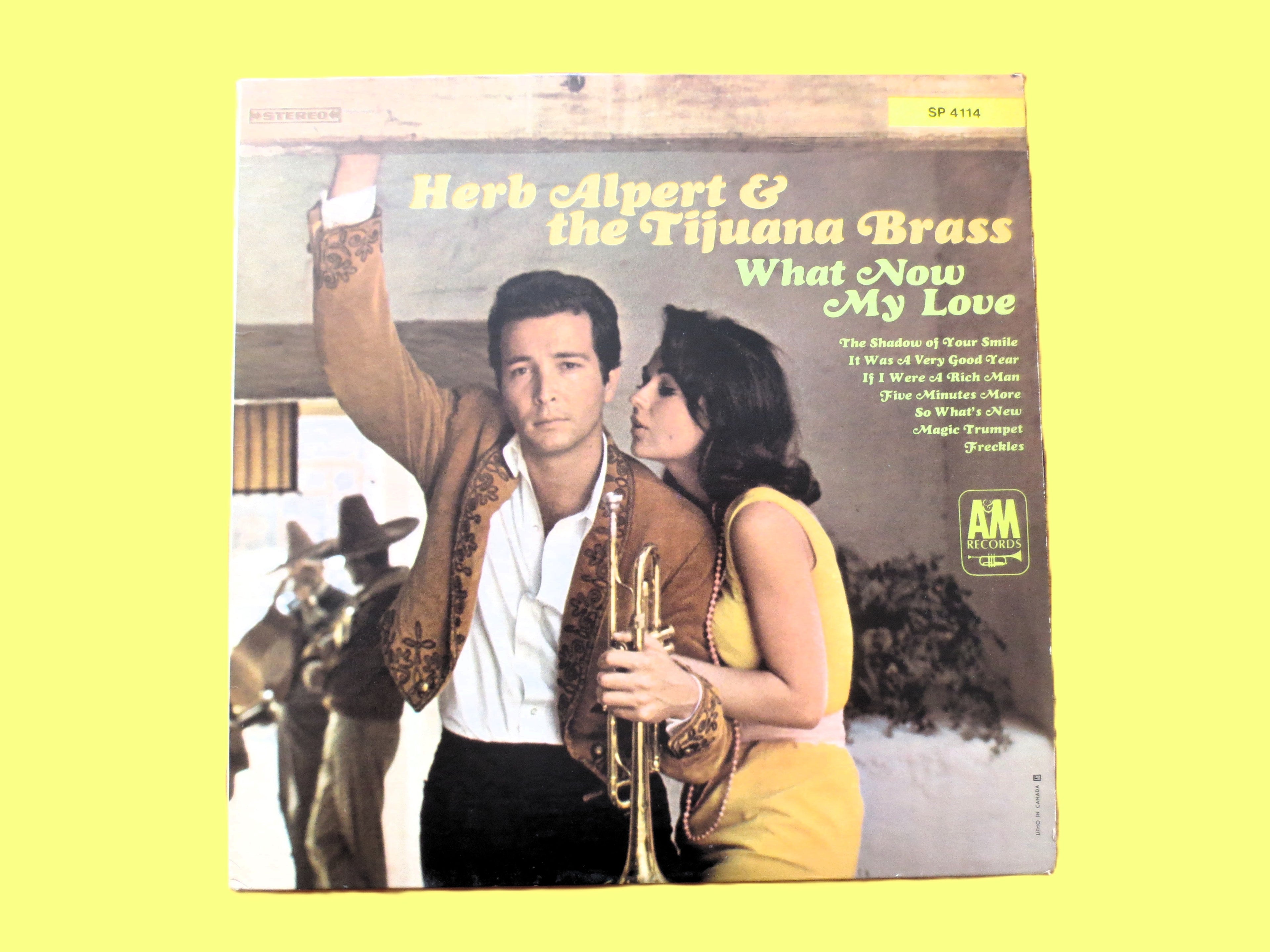 HERB ALPERT & Tijuana Brass, What Now My Love, Vintage Album, 1966 Record, Vinyl Lp