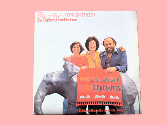 SHARON Lois and BRAM, One Elephant, DEBUT Album, Vintage Album, 1978 Record, Vinyl Lp