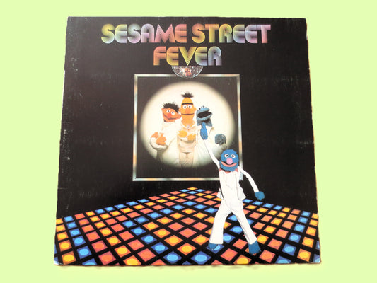 SESAME STREET FEVER, Vintage Album, 1978 Record, Childrens Album, Vinyl Lp