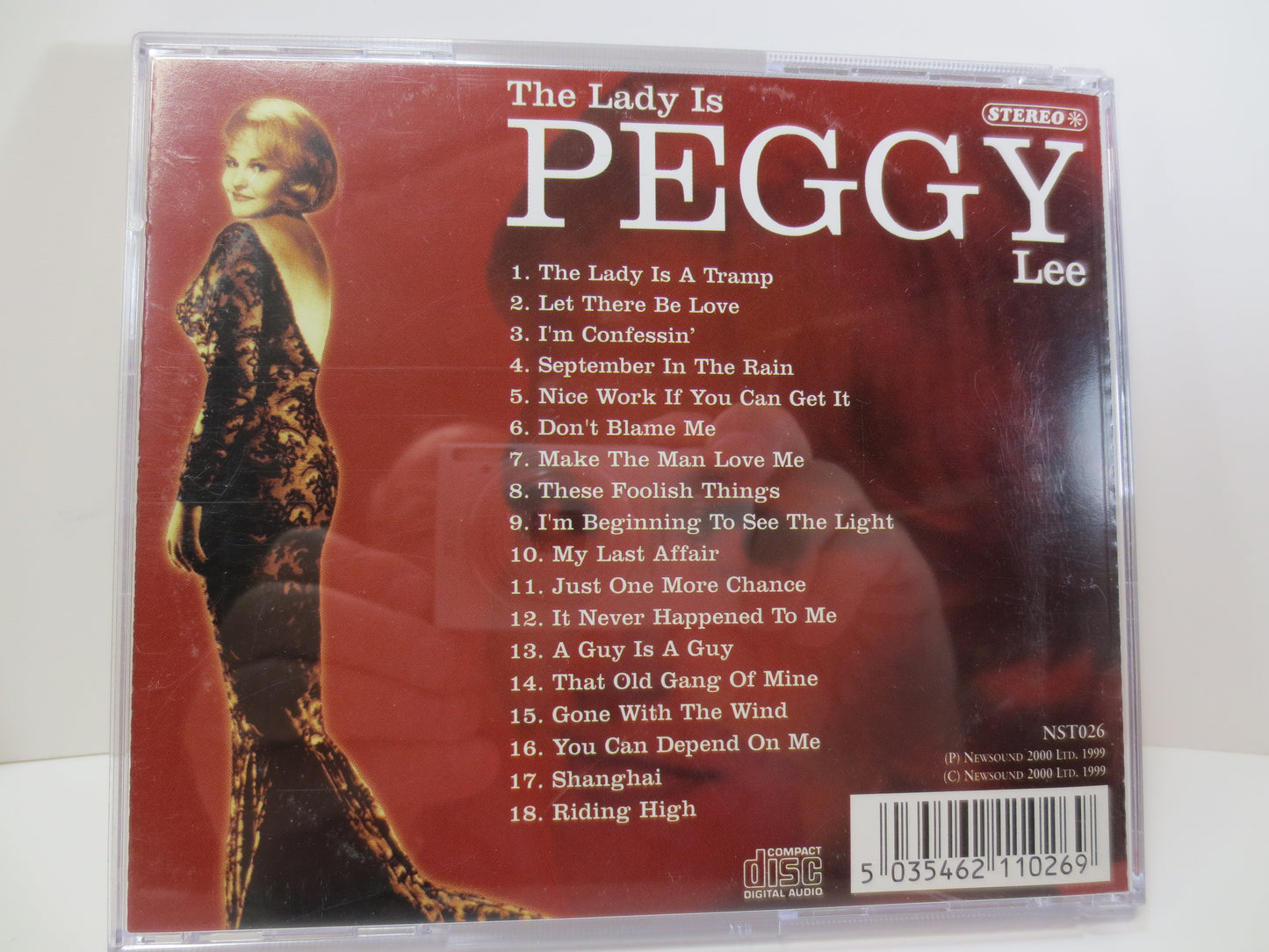 PEGGY LEE, The Lady is Peggy Lee, Peggy Lee Cd, Jazz Cd, Jazz Music Cd, Peggy Lee Lp, Music Cd, Vocal Cds, Compact Disc Music