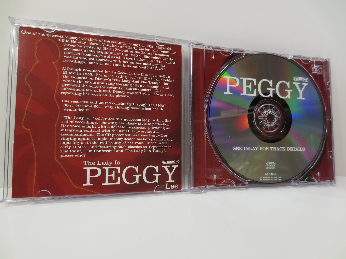 PEGGY LEE, The Lady is Peggy Lee, Peggy Lee Cd, Jazz Cd, Jazz Music Cd, Peggy Lee Lp, Music Cd, Vocal Cds, Compact Disc Music