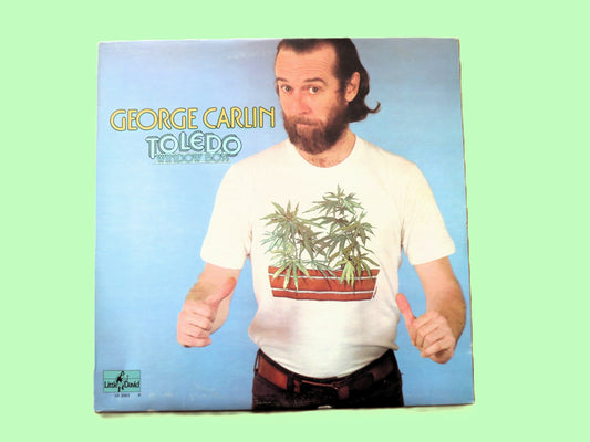GEORGE CARLIN, Toledo Window Box, Comedy Album, 1974 Record, Vinyl Lp