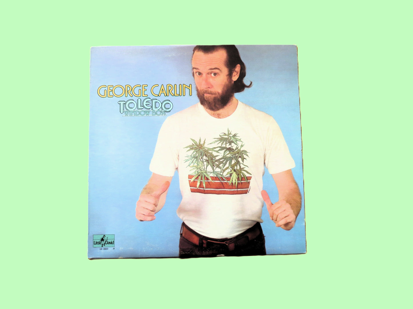 GEORGE CARLIN, Toledo Window Box, Comedy Album, 1974 Record, Vinyl Lp
