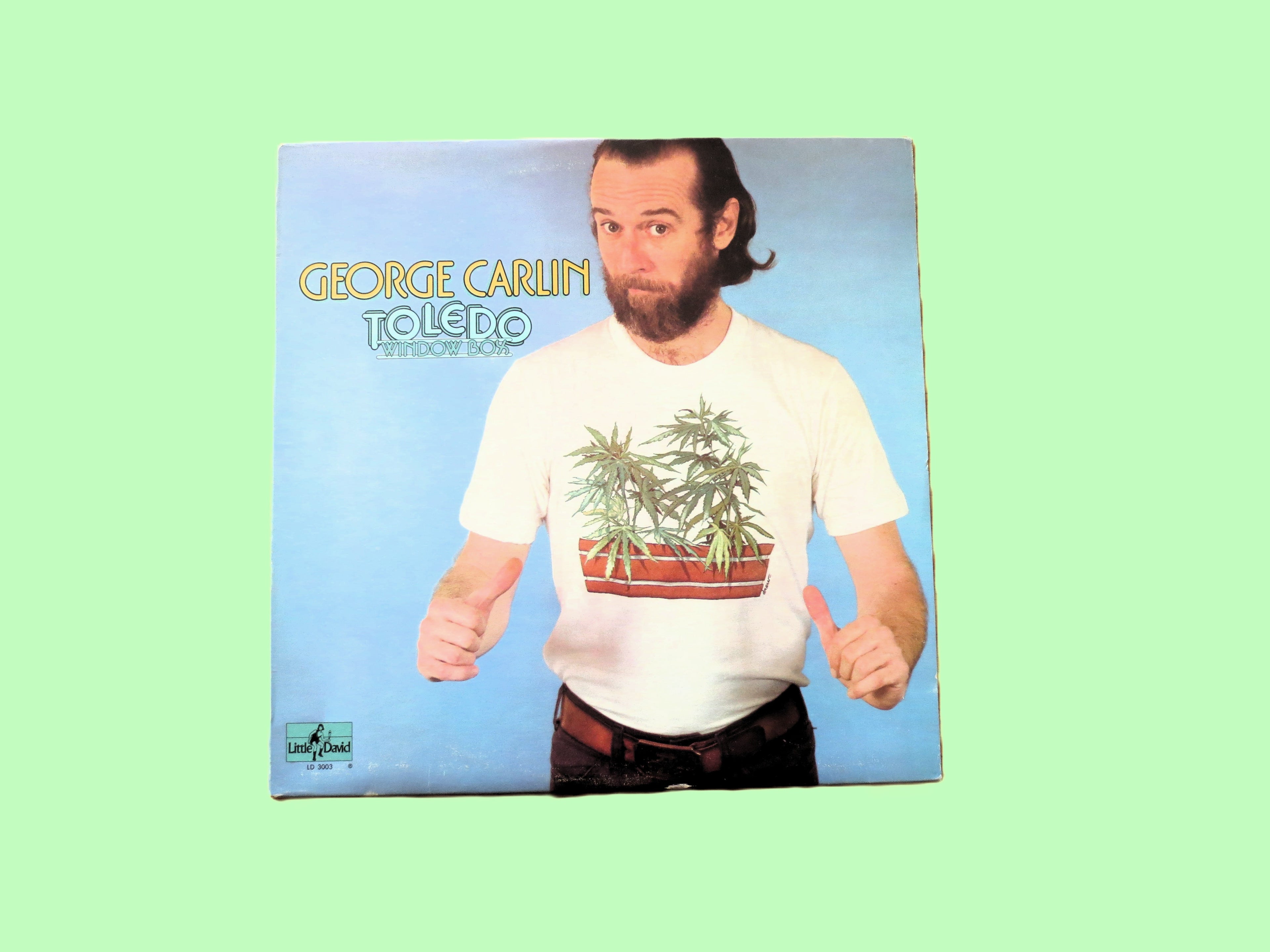 GEORGE CARLIN, Toledo Window Box, Comedy Album, 1974 Record, Vinyl Lp