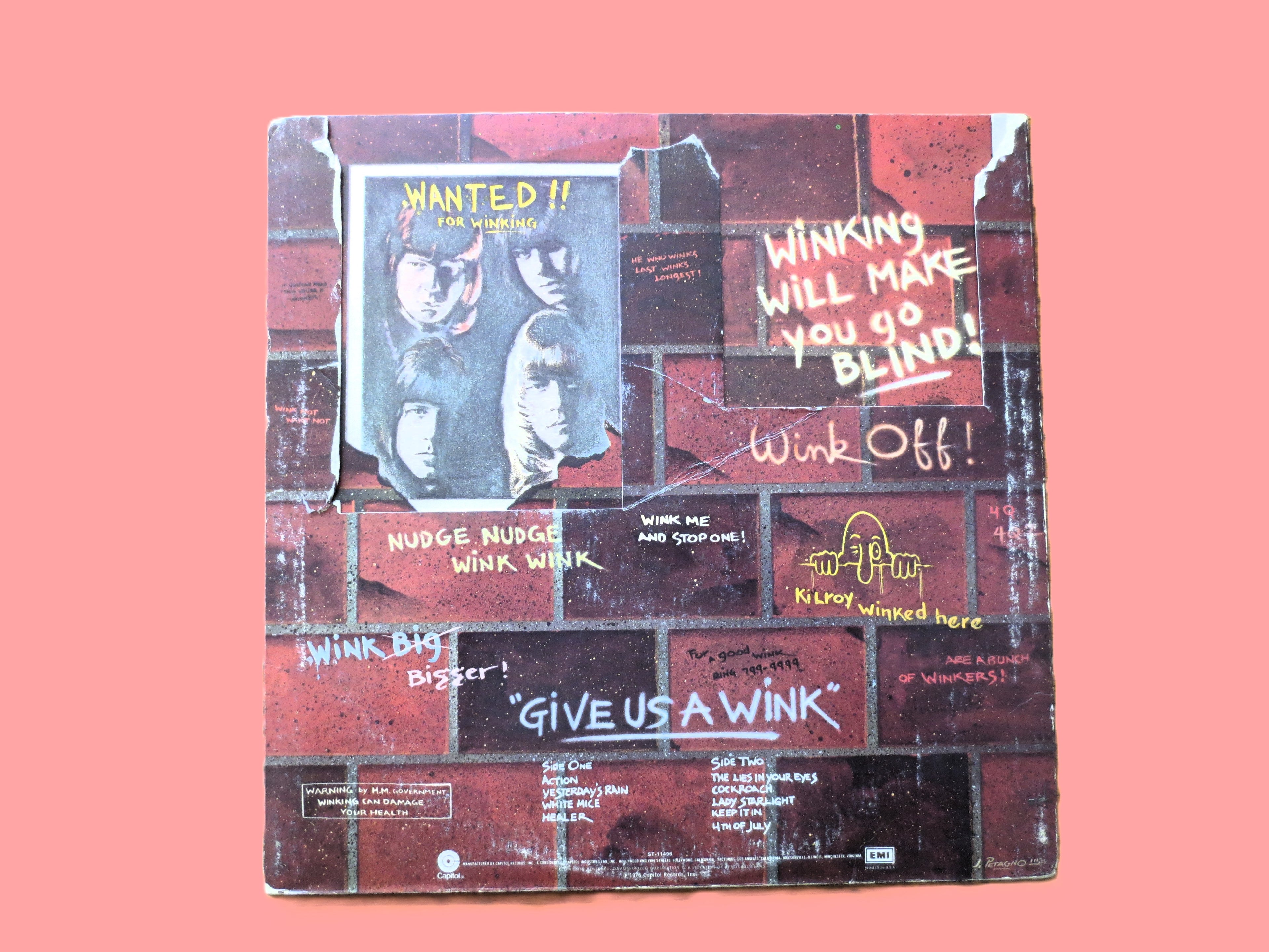 The SWEET, Give Us A Wink, Vintage  Album, 1976 Record, Vinyl Lp