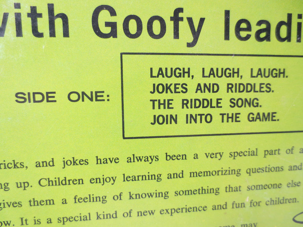 WALT DISNEY Records, Childrens RIDDLES, Disney Songs, Disney Albums, Disney Records, Disney Vinyl, Records, 1964 Records