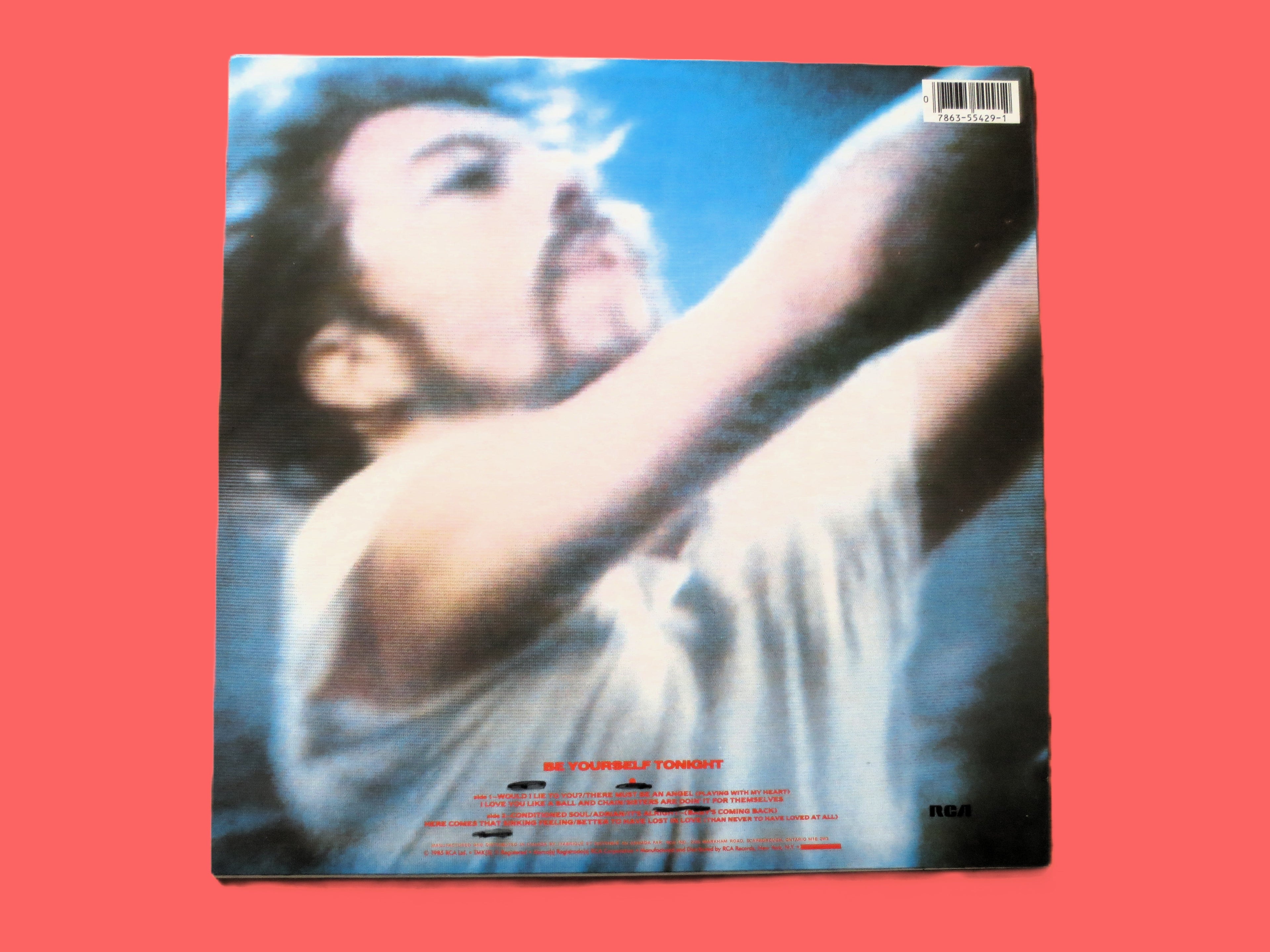 The EURYTHMICS, Be Yourself Tonight, Vintage Album, 1985 Record, Vinyl Lp