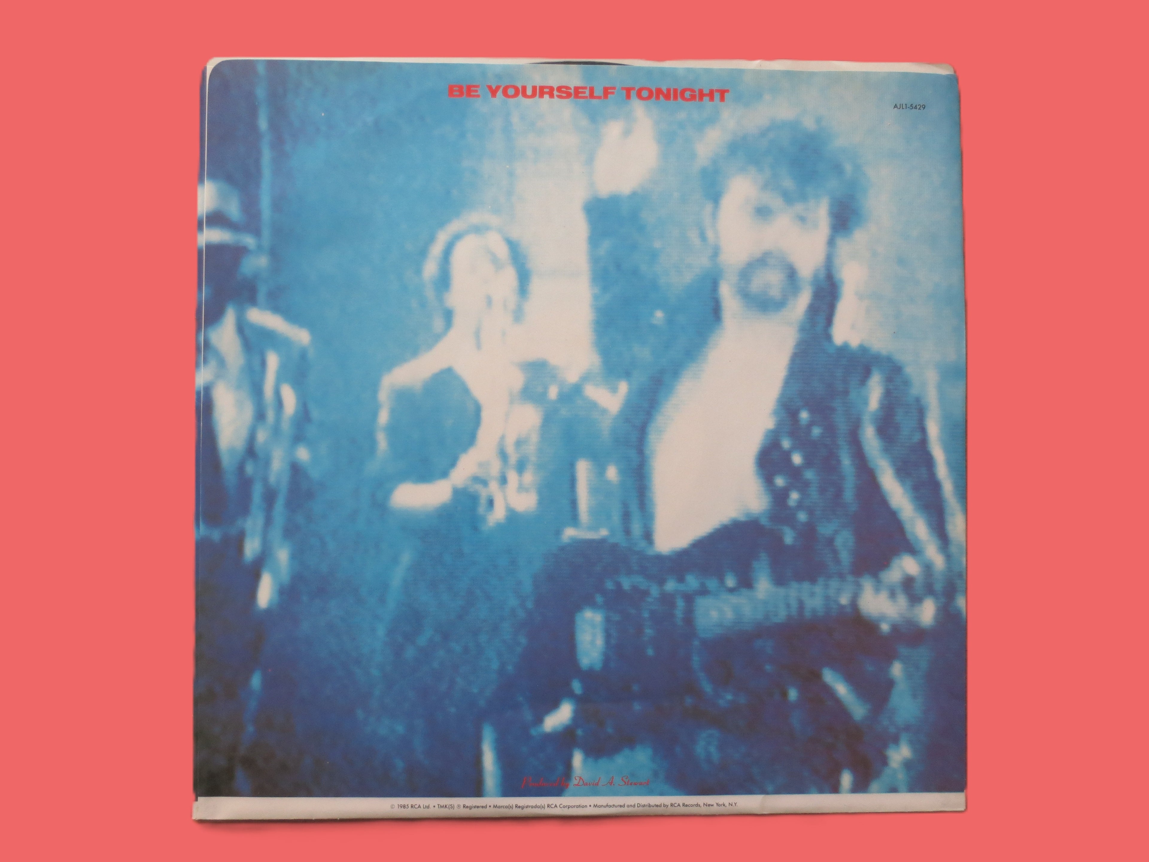 The EURYTHMICS, Be Yourself Tonight, Vintage Album, 1985 Record, Vinyl Lp