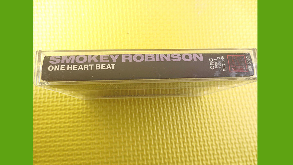SMOKEY ROBINSON, One Heartbeat, 1987 Cassette Tape, Vintage Cassette
