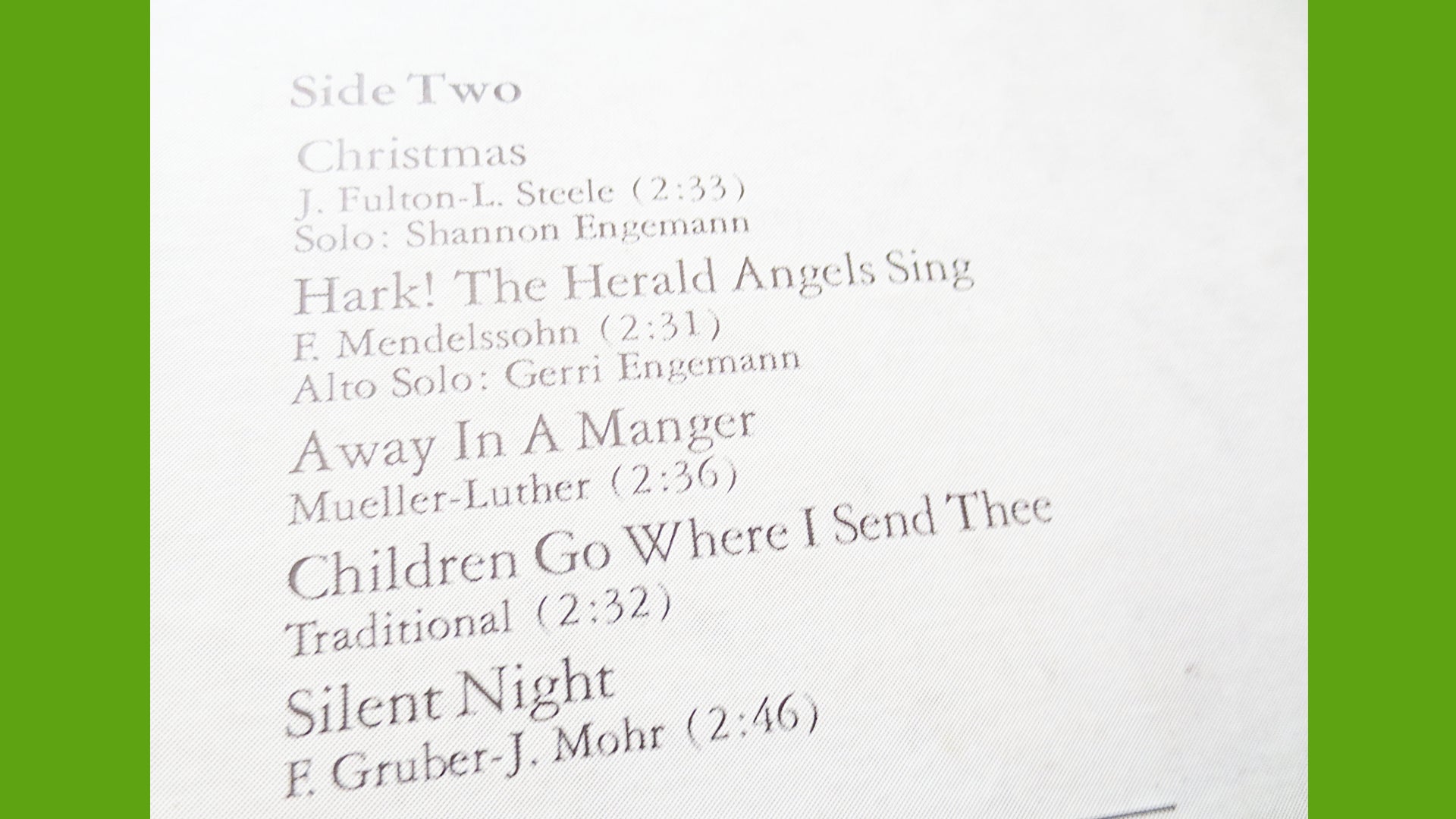 TENNESSEE ERNIE FORD, Christmas Album, 1971 Record, Vinyl Lp