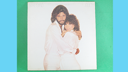 BARBRA STREISAND, GUILTY, Barry Gibb Records, Barbra Streisand Lp, Vintage Vinyl, Records, Vinyl Records, 1980 Records
