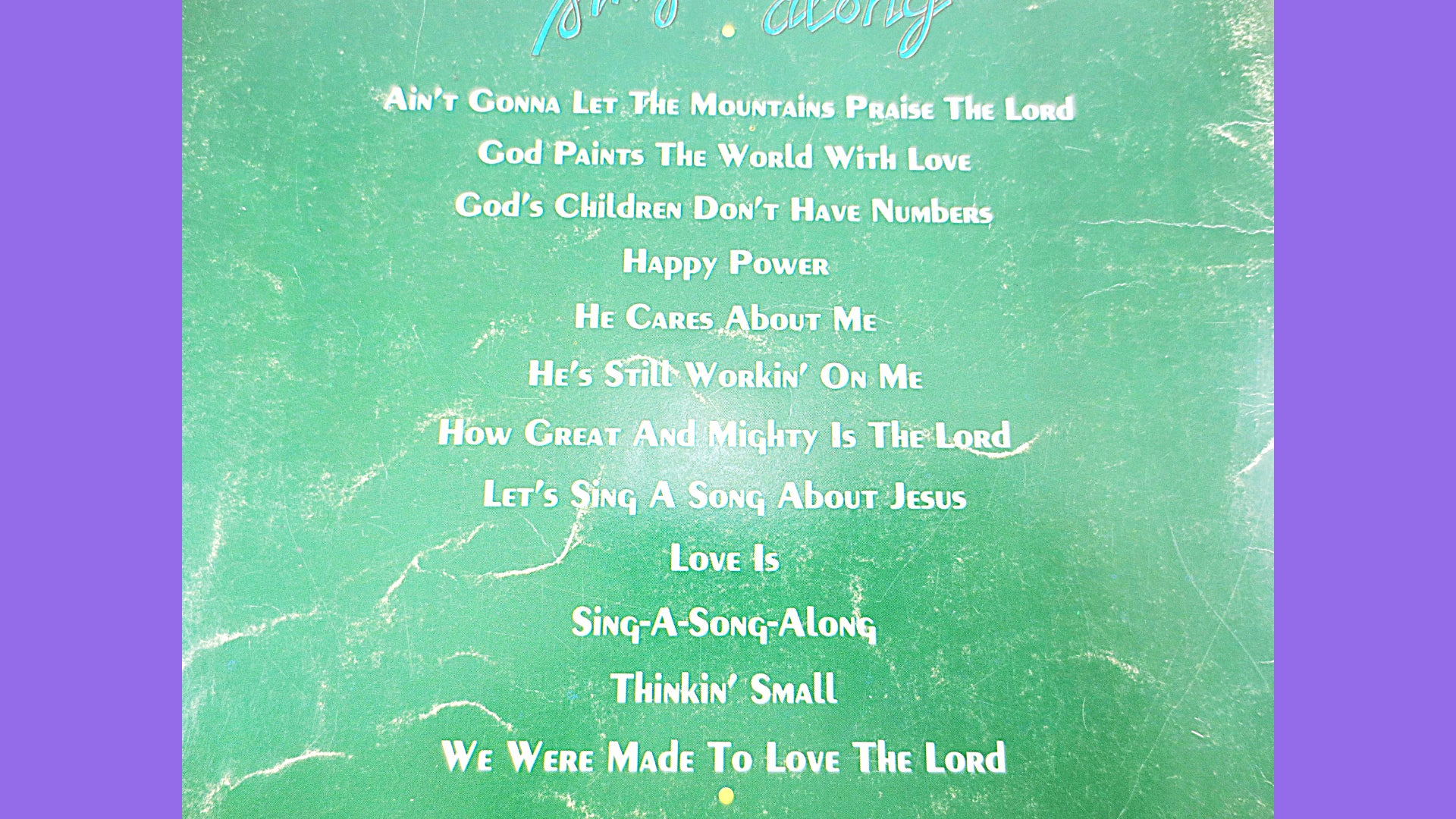 Sing-A-Song Along – Kids Sheet Music Book (1986)
