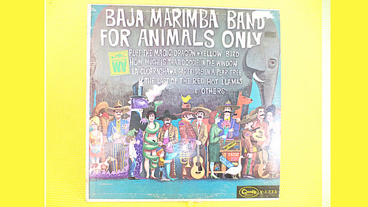 BAJA MARIMBA Band, For ANIMALS Only, Tango Record, Tango Album, Latin Music Record, Tango Lp, Vintage Vinyl, 1965 Records