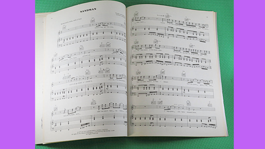 America – Greatest Hits Sheet Music Book