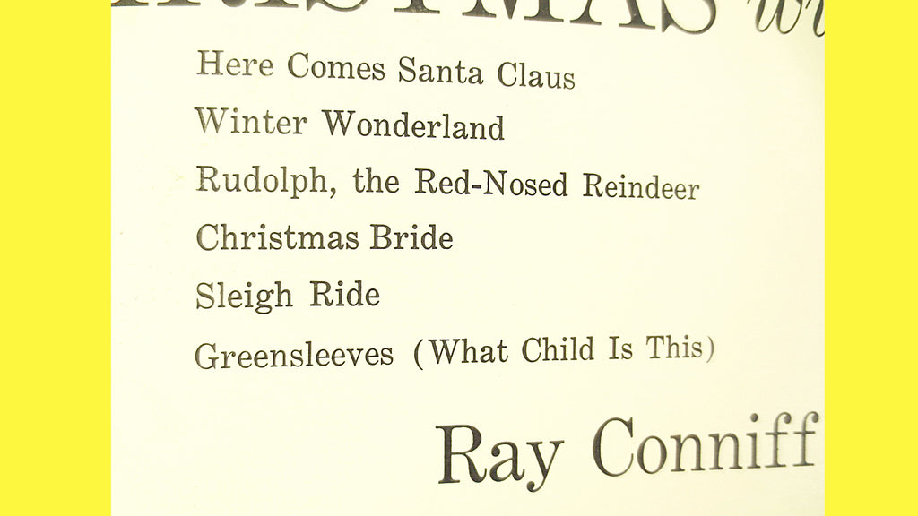 Ray Conniff Singers – Christmas with Conniff (1959) Vinyl LP
