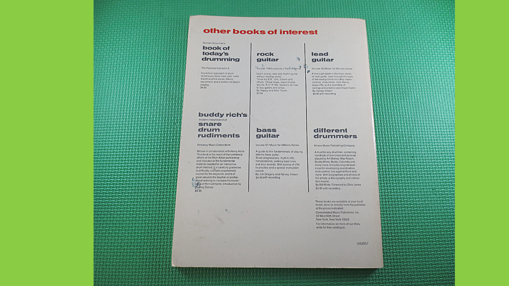 Rhythm Guitar – Sheet Music Instruction Book (1969)