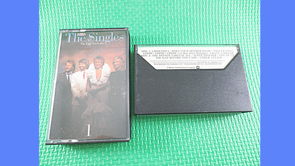 ABBA – The Singles: The First Ten Years (1985) 2xCassette