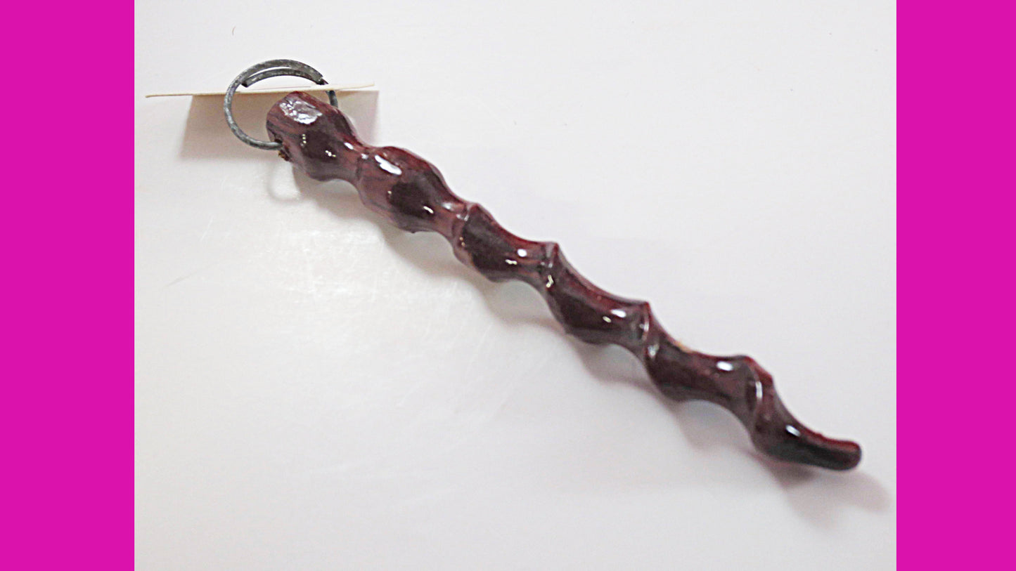 MAGIC WAND, KEYCHAIN, Wood Magic Wand, Spiral Magic Wand, Witches Wand, Keychain Wand, Magicians Wand, Merlin's Wand, Mini Magic Wand, Magic