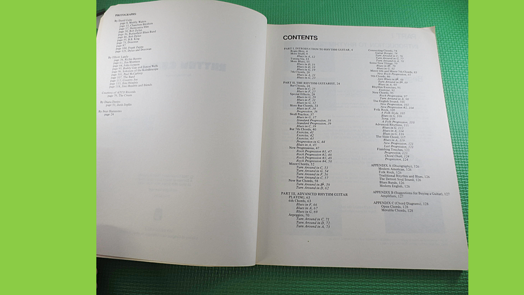Rhythm Guitar – Sheet Music Instruction Book (1969)