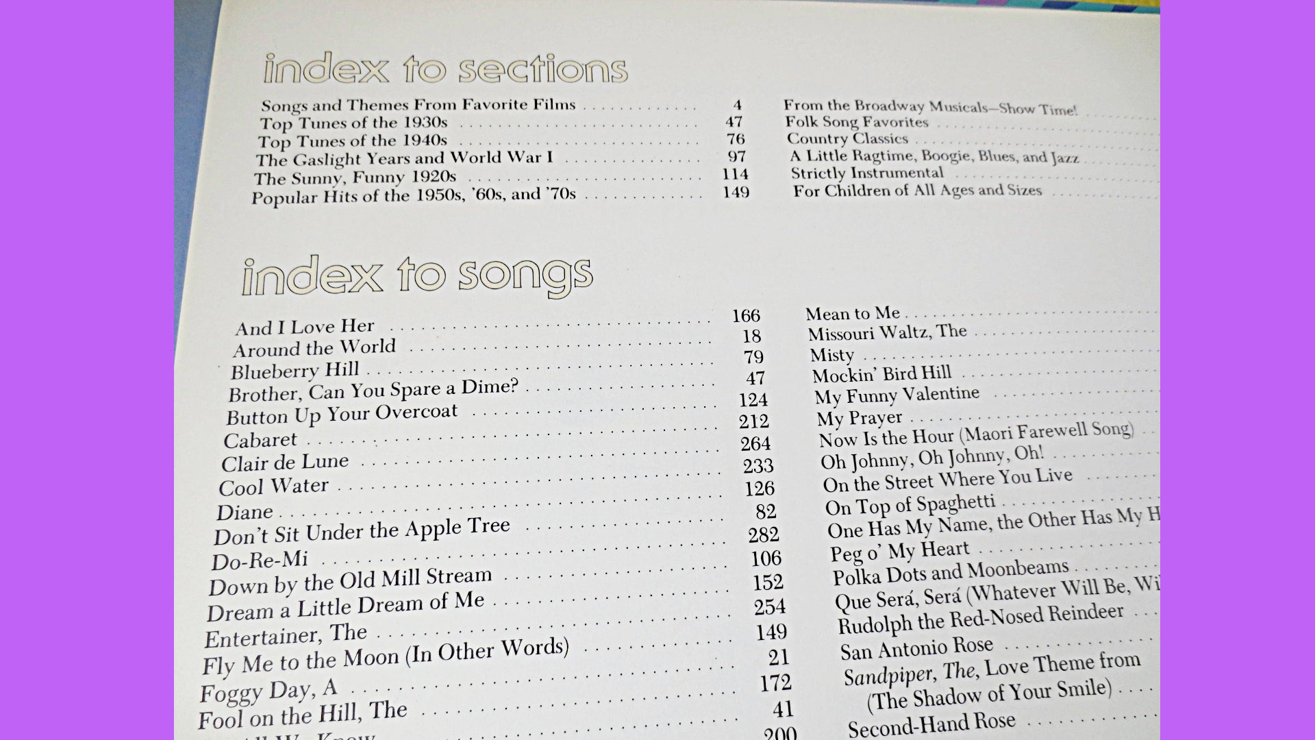 Reader's Digest SONGBOOK, SHEET MUSIC, Festival of Popular Songs, 1977 Music Book