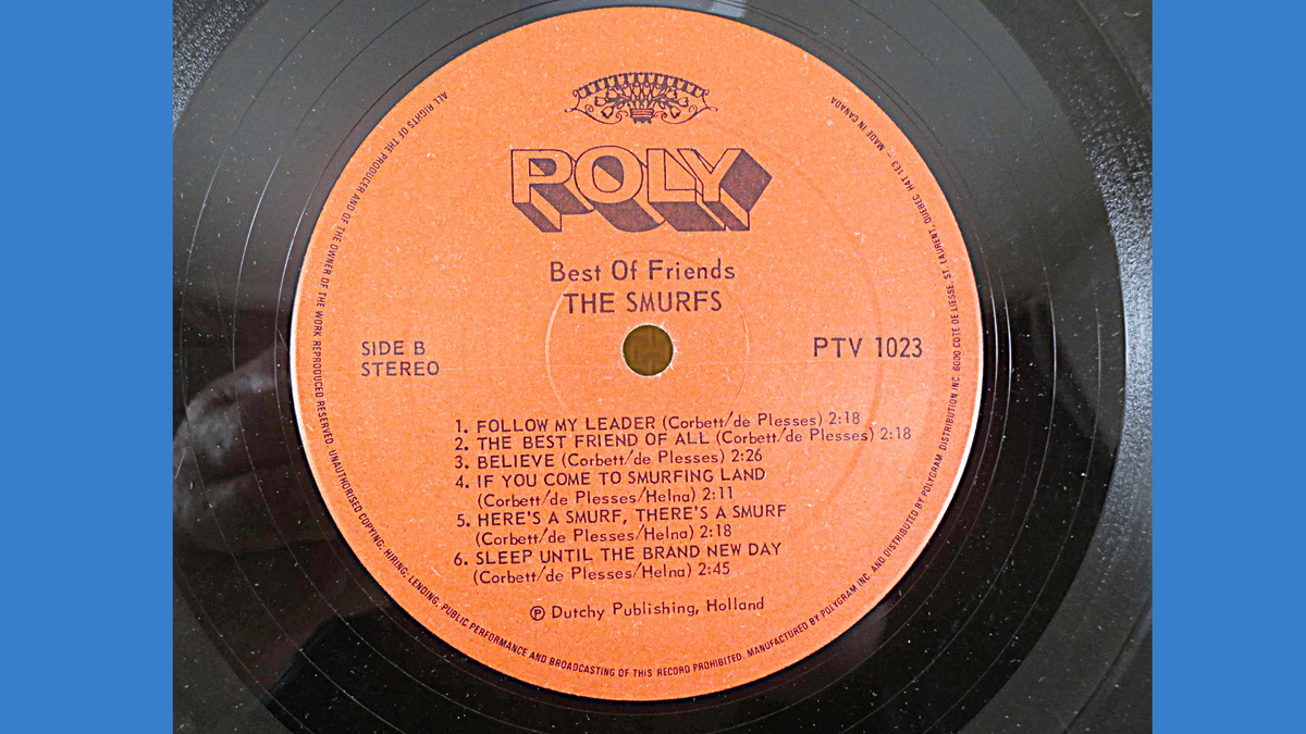 The Smurfs – Best of Friends (1982) Vinyl LP