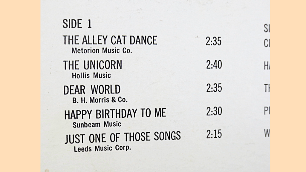 Pickwick Children's Chorus – Children's Album (1971) Vinyl LP