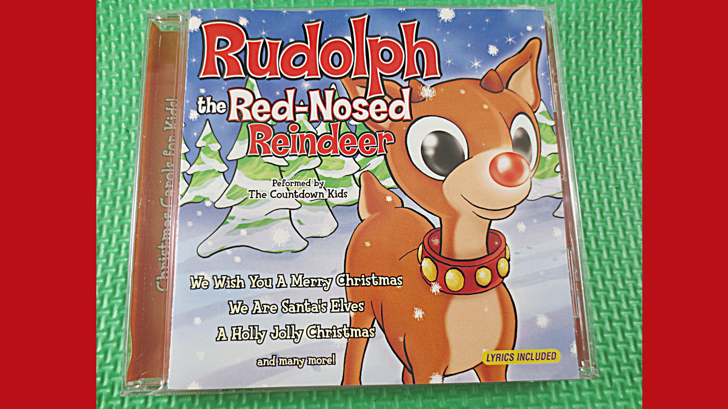 RUDOLPH, CHRISTMAS Cd, Red-Nosed REINDEER, Kids Christmas Cd, Christmas, Christmas Music, Christmas Song, Cd, Vintage Cd, 2002 Compact Discs