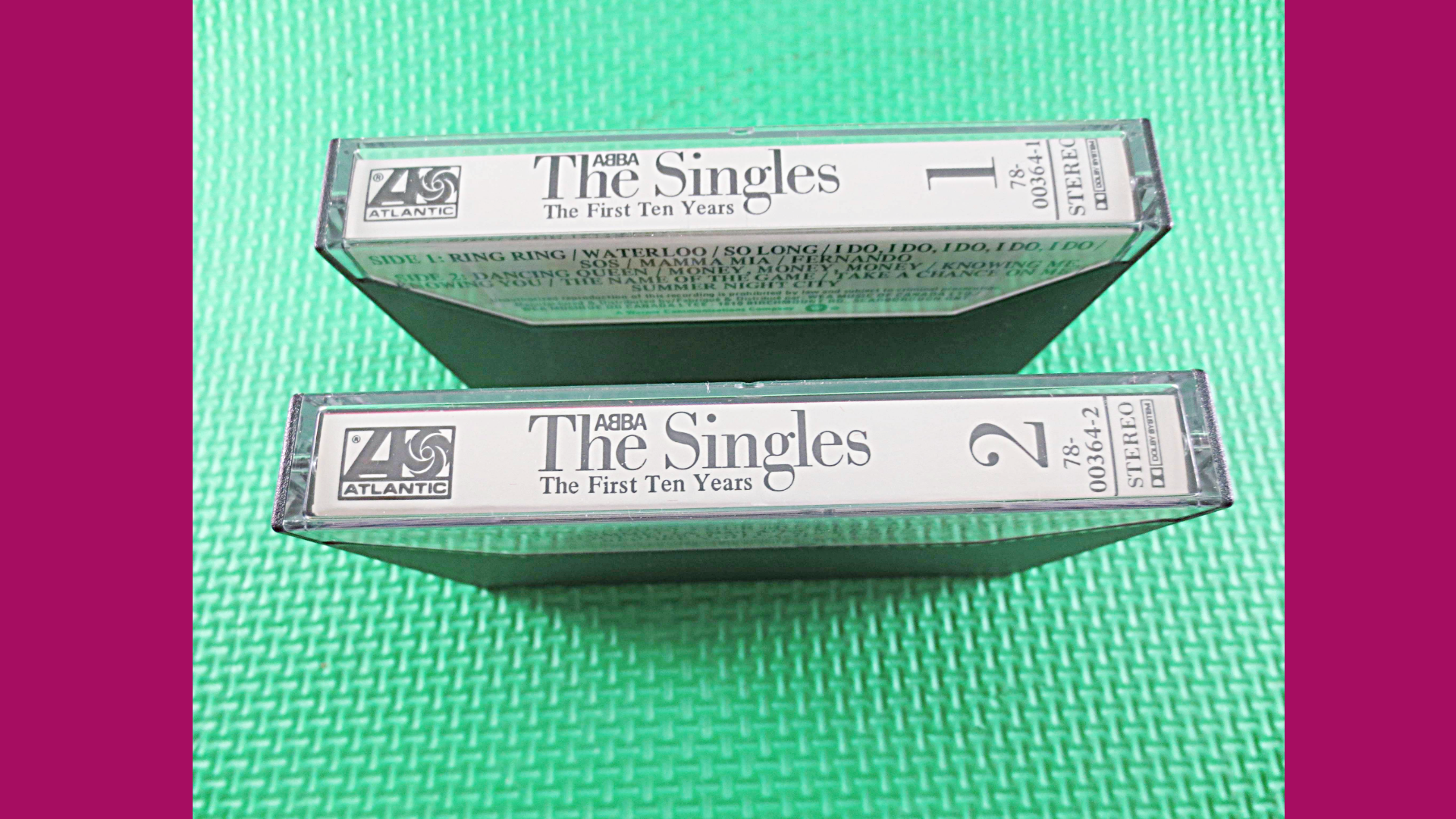 ABBA – The Singles: The First Ten Years (1985) 2xCassette