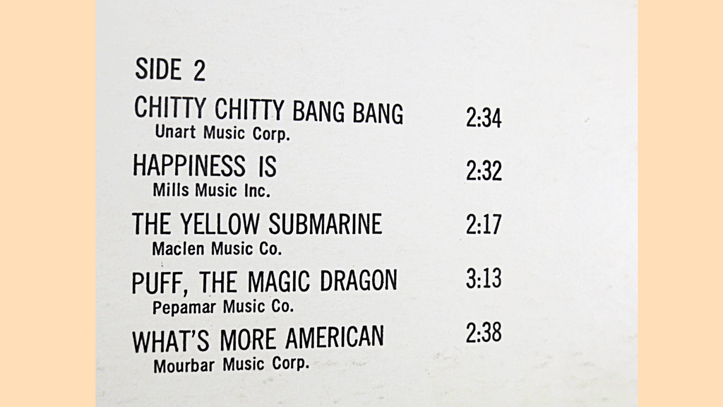 Pickwick Children's Chorus – Children's Album (1971) Vinyl LP