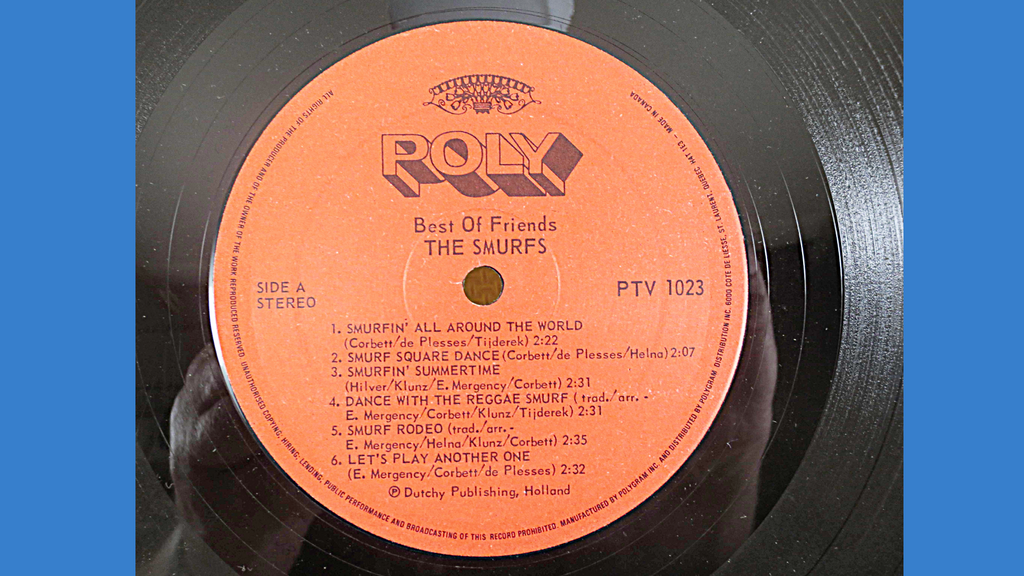The Smurfs – Best of Friends (1982) Vinyl LP
