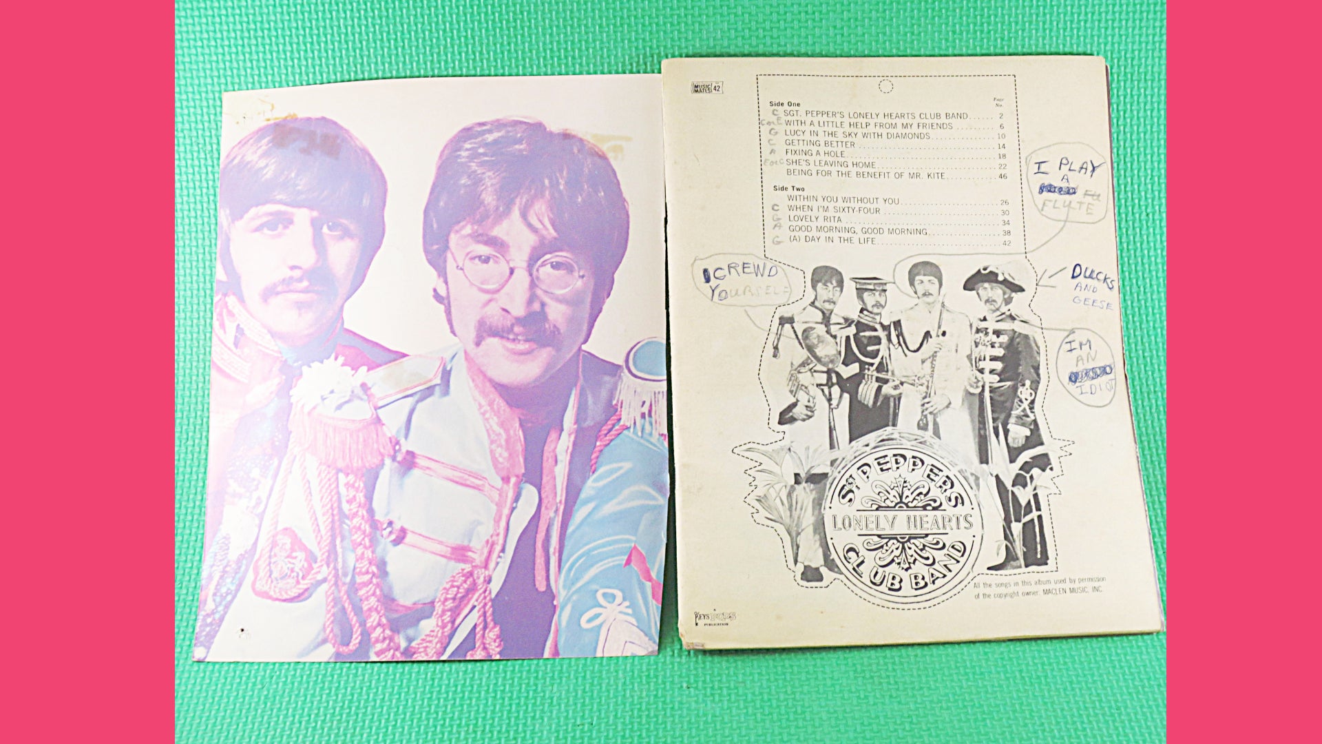 The Beatles – Sgt. Pepper's Lonely Hearts Club Band Sheet Music Book (1967)