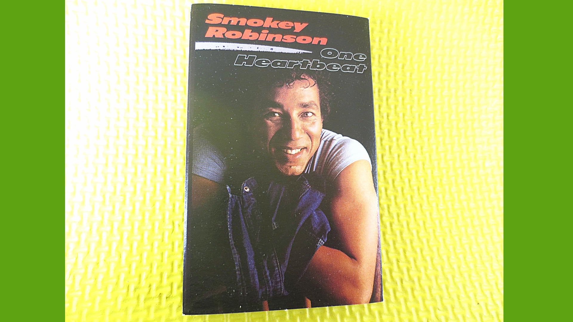 SMOKEY ROBINSON, One Heartbeat, 1987 Cassette Tape, Vintage Cassette