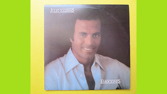 JULIO IGLESIAS, EMOCIONES, Pop Record, Julio Iglesias Music, Julio Iglesias Album, Vinyl Record, Latin lps, Vintage Records, 1979 Records