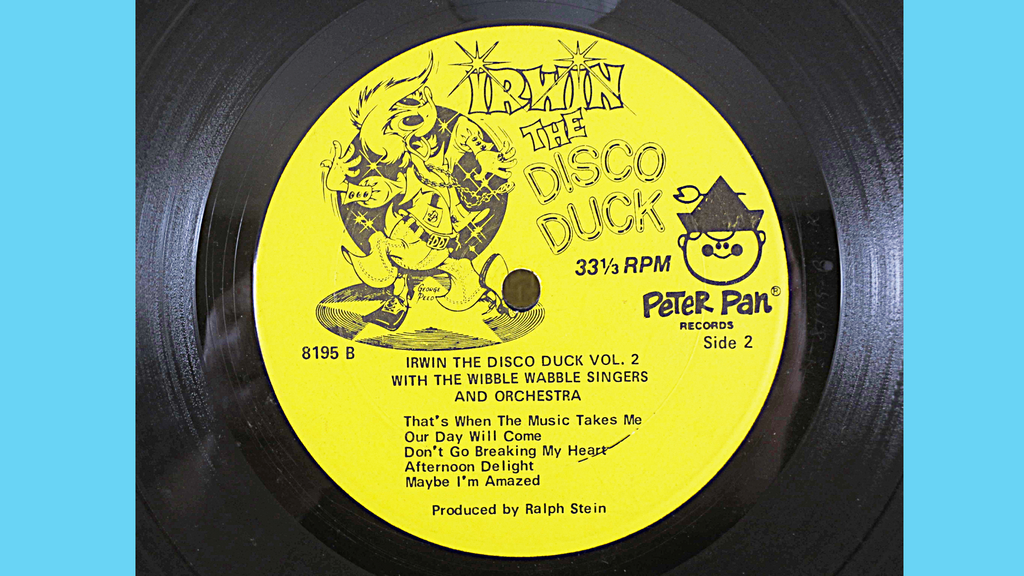 IRWIN the DISCO DUCK, Big Hits Dance Party, 1980 Record, Novelty Songs