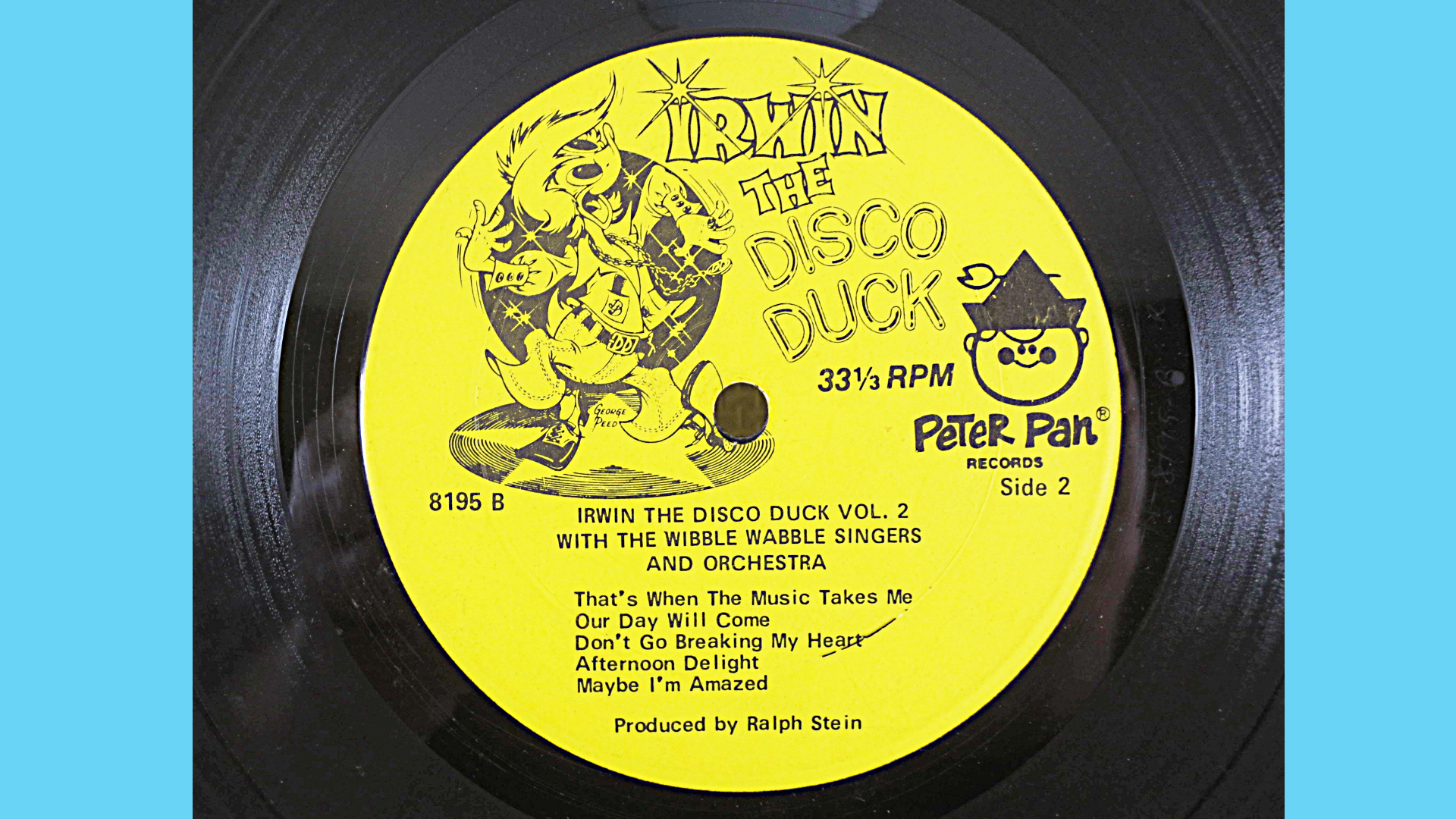 IRWIN the DISCO DUCK, Big Hits Dance Party, 1980 Record, Novelty Songs