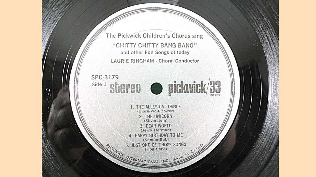 Pickwick Children's Chorus – Children's Album (1971) Vinyl LP