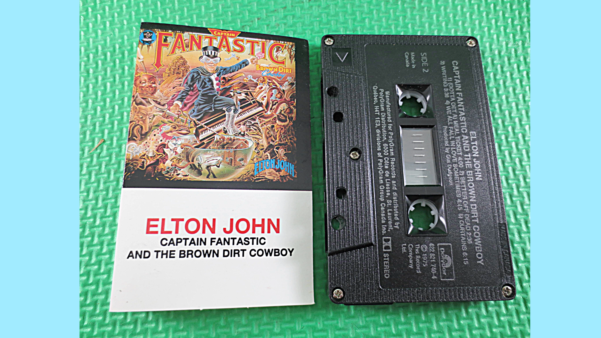 Elton John – Captain Fantastic and the Brown Dirt Cowboy (1975) Cassette