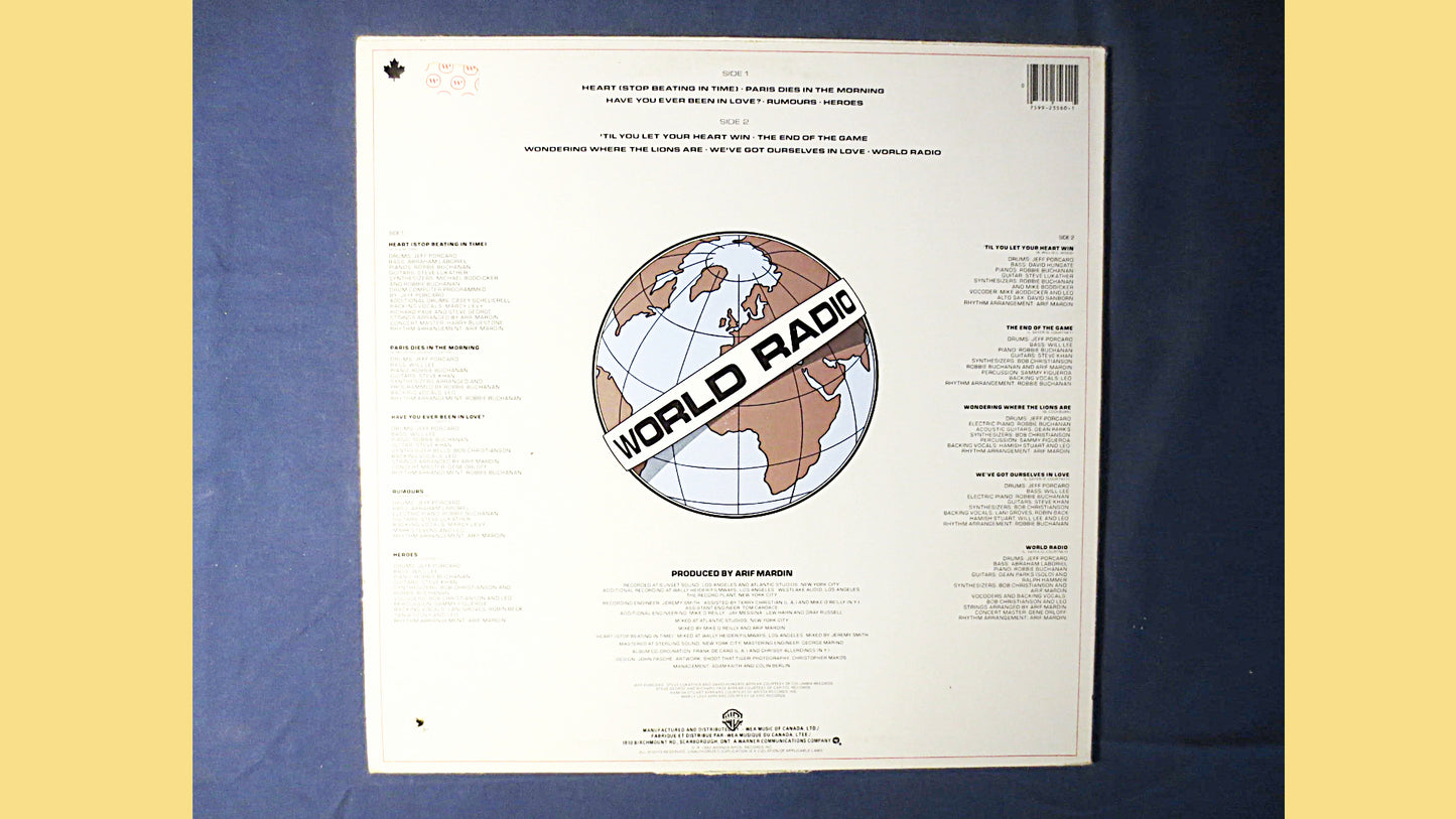 LEO SAYER, World RADIO, Pop Records, Vintage Vinyl, Record Vinyl, Records, Vinyl Records, Vinyl Albums, Vinyl, 1982 Records