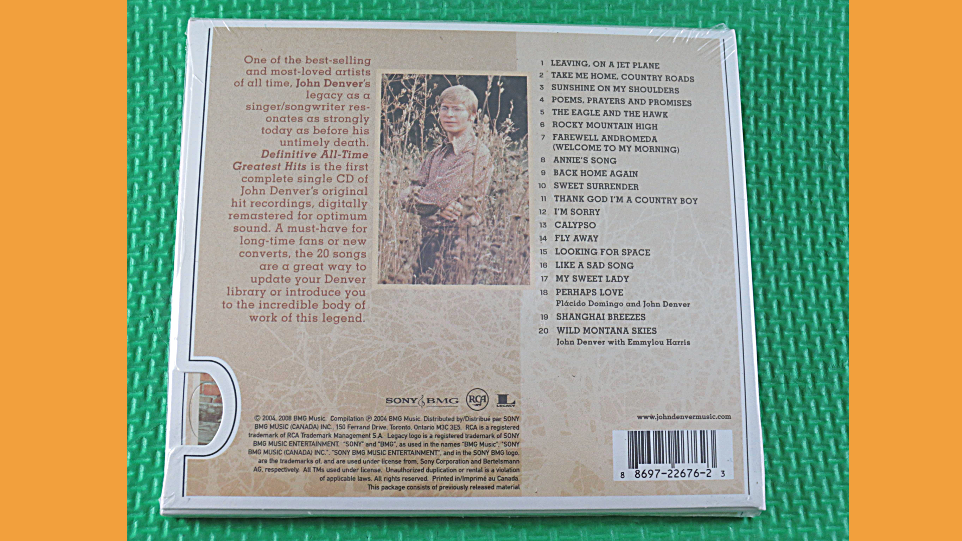 John Denver – Definitive All-Time Greatest Hits (2004) CD — Factory Sealed