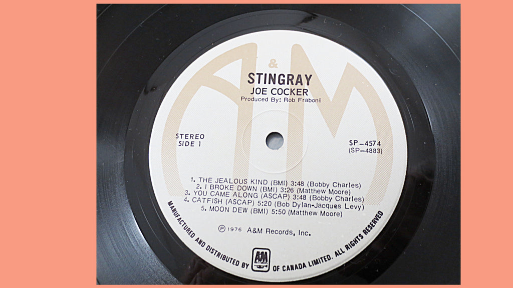 Joe Cocker – Stingray (1976) Vinyl LP