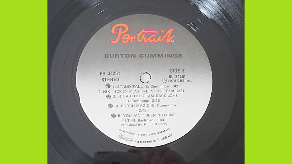 Burton Cummings – Burton Cummings (1976) Vinyl LP