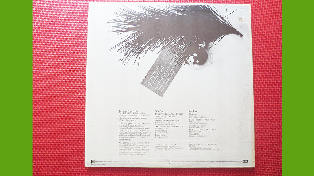 TENNESSEE ERNIE FORD, Christmas Album, 1971 Record, Vinyl Lp