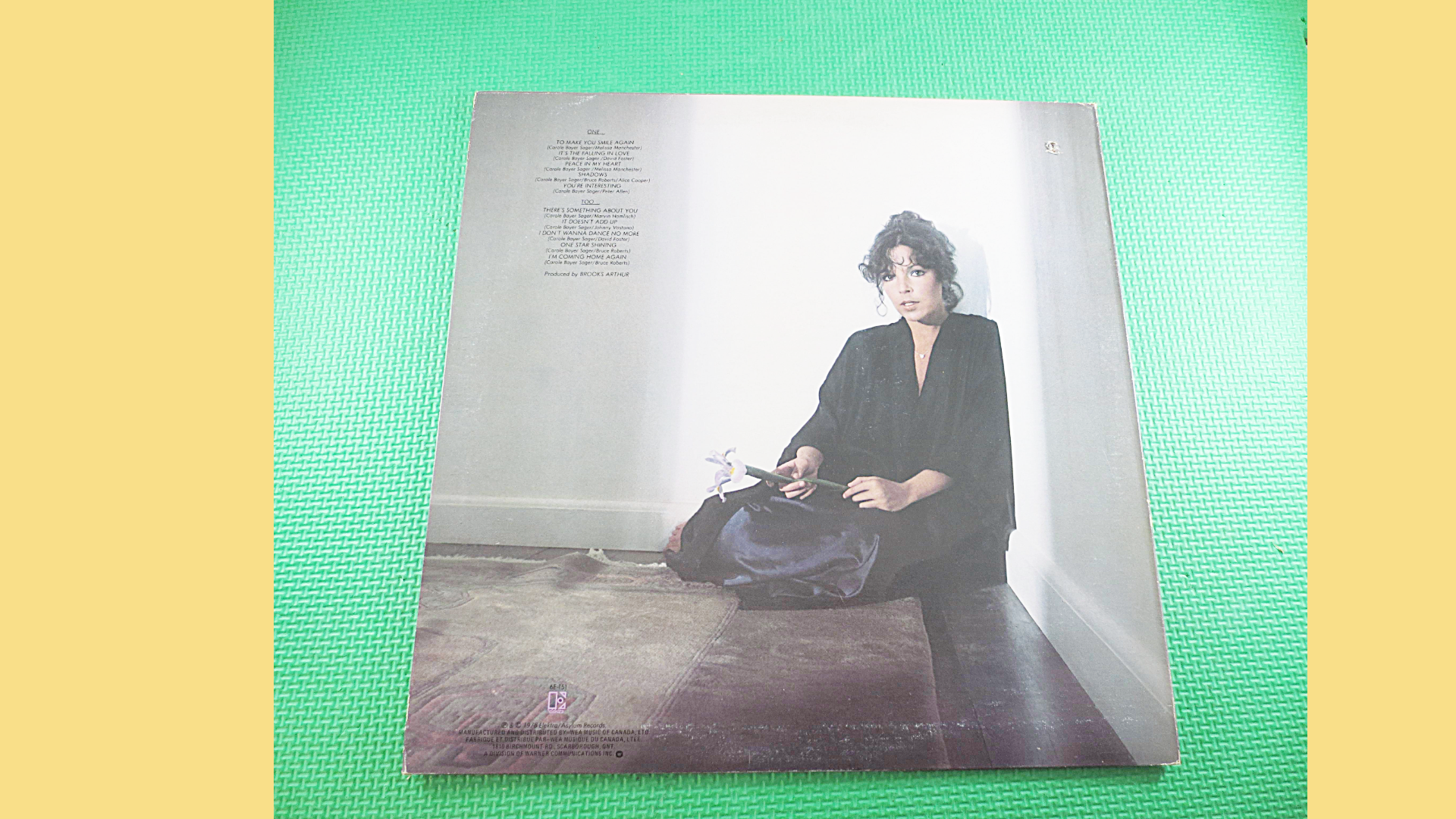 Carole Bayer Sager – ...Too (1978) Vinyl LP