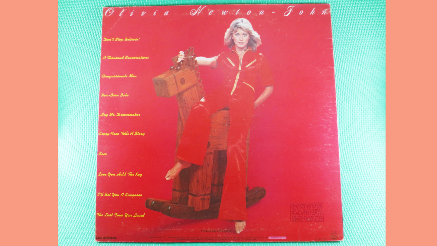OLIVIA NEWTON-JOHN, Don't Stop Believin', Pop Records, Vintage Vinyl, Record Vinyl, Records, Vinyl Records, Vintage Records, 1976 Records