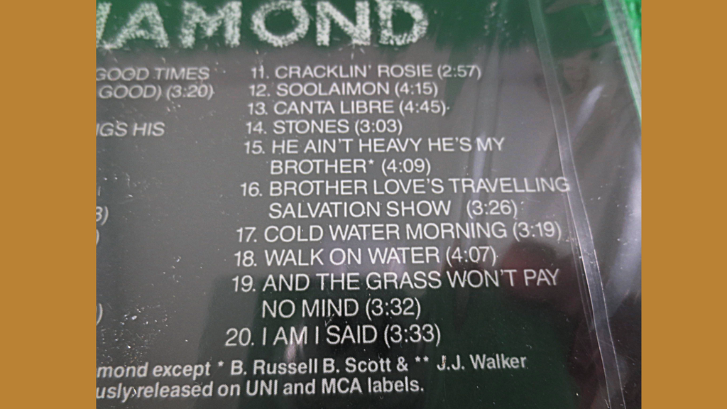 Neil Diamond – 20 Golden Greats CD — Factory Sealed